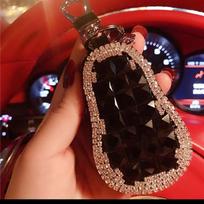 cartera para llaves GM raktų dėklas Cartoon automobilio raktų apsauginis dėklas Pora deimantinis raktas apvalkalas sagtis pliušinis kamuolys monedero para auto 16 brown