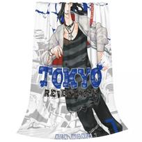 Tokyo Revengers Baji Keisuke Antklodės užvalkalas Flanelinis Japonų Klasikinis Anime Šilti pledai Automobiliui Sofai Lovai Miegamajam Antklodė 75x100cm 30x40inch