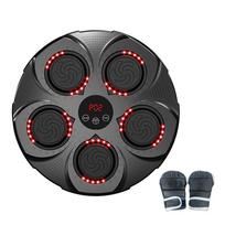 Muzikinis bokso aparatas su pirštinėmis Elektroninis BT Intelligent Boxing Target Wall Mount Boxing raudona