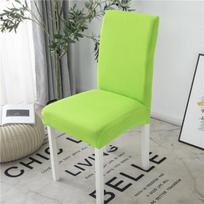 „Spandex“ kėdžių užvalkalai, atspausdinti valgomojo „Strettch Seat Cover“ kėdės apsauginis dėklas restoranui, banketui, virtuvei Universal Size žalia