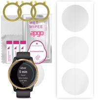 3x apgo Hidrogelio ekrano apsauga Garmin Venu, Hidrogelio plėvelė, su pozicionavimo sluoksniu, lengvas montavimas