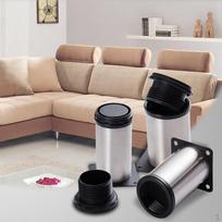4 Piece Adjustable Stainless Steel Furniture Leg for Table 50x120mm