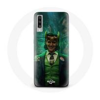 Case - Maniacase - Samsung Galaxy A70 - Soft - Black - Loki Thor Ragnarok juoda