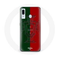 Case - Maniacase - Samsung Galaxy A30 - Portugal logo green and red - Soft - Protection juoda