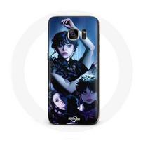 Case - Maniacase - Samsung Galaxy S7 - Black - Wednesday Addams - Soft juoda