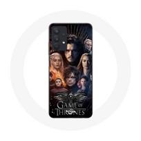 Coque pour Samsung Galaxy A32 5G Game of Thrones Saison 8 Le Trône de Fer L'affiche de L'équipage Logo Aigle Gris