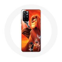 Coque pour Xiaomi Redmi Note 11s 5G Le Roi Lion Simba et Mufasa