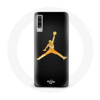 Coque - Michael Jordan - Samsung Galaxy A70 - Jaune - Souple - Sportif geltona