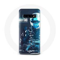 Coque pour Samsung Galaxy S10 Formule 1 Valtteri Bottas Pilote de F1 Noir juoda