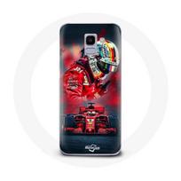Case - Formula 1 - Samsung Galaxy A6 2018 - Red - Soft - Sebastian Vettel raudona