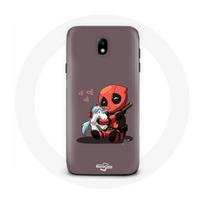 Coque pour Samsung Galaxy J7 2017 DeadPool Unicorn Licorne