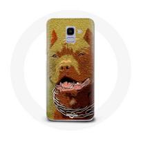 Coque pour Samsung Galaxy A6 2018 American Pit Bull Terrier