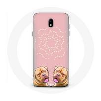 Coque pour Samsung Galaxy J7 2017 Dogue de Bordeaux symétrique photo
