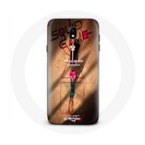 Coque pour Samsung Galaxy j7 2017 Squid Game Série affiche soldat