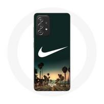Coque pour Samsung Galaxy A52 Nike logo palmier miami
