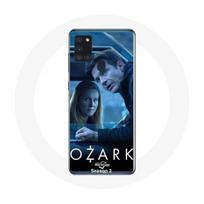 Coque pour Samsung Galaxy A21S Ozark Série Saison 4 Affiche wendy byrde et marty byrde