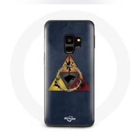 Coque pour Samsung Galaxy S9 Plus Game of Thrones Saison 8 Le Trône de Fer Triangle Logo Baratheon L