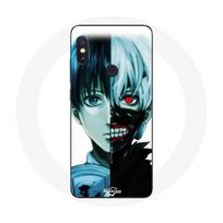 Coque pour Xiaomi Redmi Note 5 Pro Tokyo Ghoul Visage Moitié