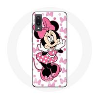 Coque pour Samsung Galaxy A02 Minnie Mouse Dessin animé mignon rose