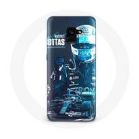 Coque pour Samsung Galaxy A8 Plus Formule 1 Valtteri Bottas Pilote de F1 Noir