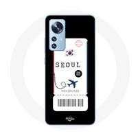 Coque pour Xiaomi Mi 12 / 12X Billet d'avion Seoul Corée du Sud