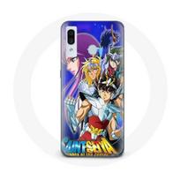 Coque pour Samsung Galaxy A20 Les Chevaliers du Zodiaque Anime Culte Saint Seiya Manga