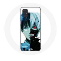 Coque pour Samsung Galaxy A51 5G Tokyo Ghoul Visage Moitié
