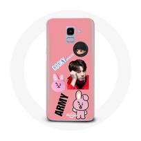 Coque pour Samsung Galaxy A6 2018 BTS Bangtan Garçon BT21 Cooky Jungkook ARMY