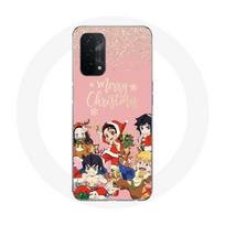 Coque pour Oppo A54 5G Demon slayer merry christmas affiche Anime Manga