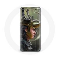 Coque pour Huawei P20 Pro Loki Thor Ragnarok avec Casque Fanart Saison 1
