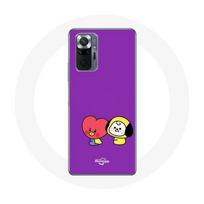 Coque pour Xiaomi Redmi Note 10 Pro BTS Bangtan Sonyeondan BT21 Tata V Chimmy Jimin juoda