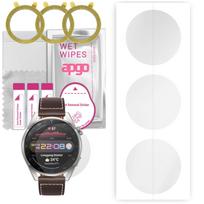 3x apgo Hidrogelio ekrano apsauga Huawei Watch 3 Pro, Hidrogelio plėvelė, su pozicionavimo sluoksniu, lengvas montavimas