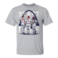 Adam Wainwright Albert Pujols Yadier Molina St Louis Last Dance Unisex T-Shirt S
