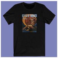 Guns N Roses T ir Spaudos Koncertinis Klasikinis Eastwood Sf Unisex Marškinėliai S brown