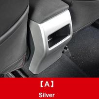 Skirta Toyota Corolla 2022 E210 ABS anglies dioksido automobilio salono galinio porankio oro išleidimo angos apdailos skydelio dangtelio priedams B Silver gray