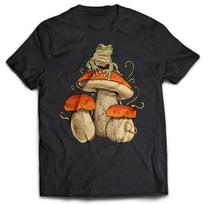 Varlė ant grybo marškinėliai Varlės Estetika Gamtos mylėtojas Unisex T-shirt S