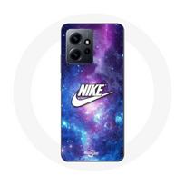 Case - Nike - Xiaomi Redmi Note 12 4G - White Logo - Colorful Space - Soft balta