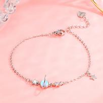Elegant Aurora Planet Bracelet Female Moonlight Stone Planet Bracelet Forest Series Fresh and High End Art Handicraft Adjustable size
