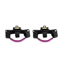 Automobilio skėčio virvės stogo rankena su šviesa Jeep Wrangler JL/ Gladiator JT JK 2007-2023, 2 vnt. Black Pink