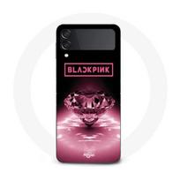 Coque - Maniacase - Samsung Galaxy Z Flip4 - Noir et rose - Souple - Protection HD juoda