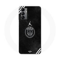 Coque - Maniacase - Samsung Galaxy A04s - Noir - PSG Jordan logo - Souple juoda
