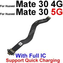 USB įkrovimo plokštės lankstus laidas, skirtas Huawei Mate 8 9 10 20 20X 30 Lite Pro 4G 5G, USB įkroviklio plokštės jungtis, doko lankstus laidas Mate 10 Pro black
