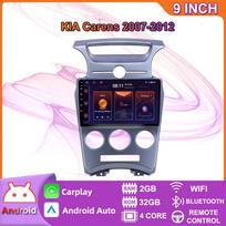 Belaidis automobilio radijas Carplay skirtas KIA Carens 2007-2012 Android multimedijos vaizdo grotuvas GPS navigacija WIFI 2+32GB 2+32GB,B black