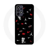 Coque - Maniacase - Samsung Galaxy A52 4G - Nike Jordan - Silicone - Souple juoda