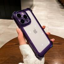 Prabangus skaidrus silikoninis telefono dėklas, skirtas iPhone 15 14 13 12 11 Pro Max XR X XS 7 8 14 15 Plus SE 2020 smūgiams atsparus minkštas dangtelis For iPhone XS Max juoda