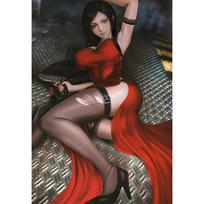 Spausdinti drobės žaidimas Lol Assassin Akali Nude Sexy Girl Art Plakatas Gyvenamasis kambarys miegamasis Kabantis paveikslėlis 21cm×30cm NoFrame