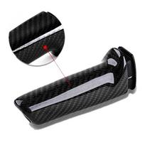 Real Carbon Fiber Handbrake Brake Handle Cover FOR BMW E46 E90 E92 F30 F32 F80 Car Accessories Interiors black