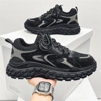 Labor Protection Shoes Men's Shoes Spring Breathable Mesh Sneakers Trend Thick Soles Non-slip Casual Running Daddy Tide Shoes 39