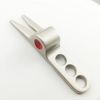 Golfo velėnos taisymo įrankis Šakutė Vejos danga Dėklas Dovanoms silver 1pc