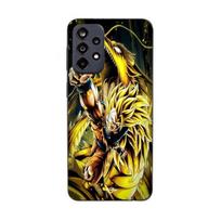 Case - Maniacase - Samsung Galaxy A52s 5G - Son Goku Super Saiyan SSJ3 - Soft - Black juoda